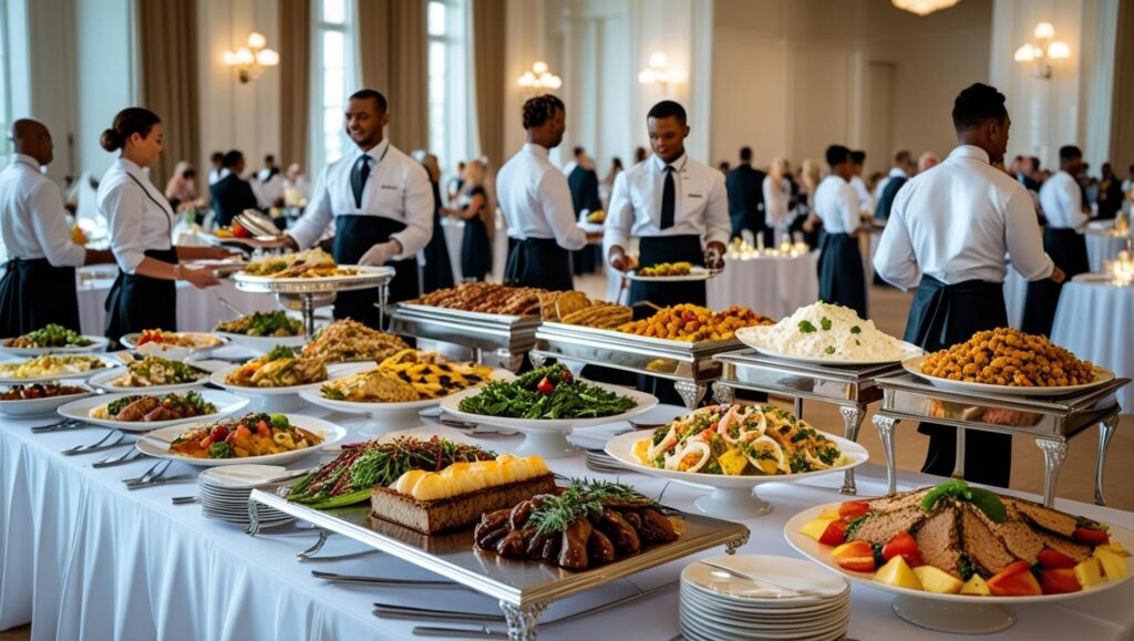 imagen de un catering